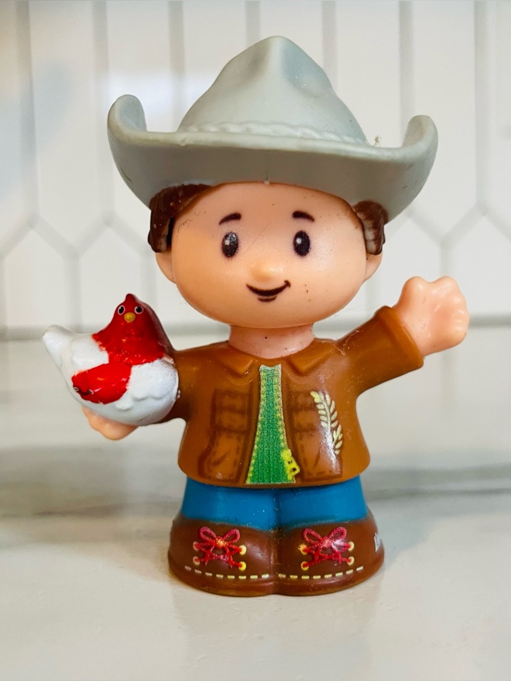 Fisher Price Little People Caring for Animals Farm Figure - Farmer Jed